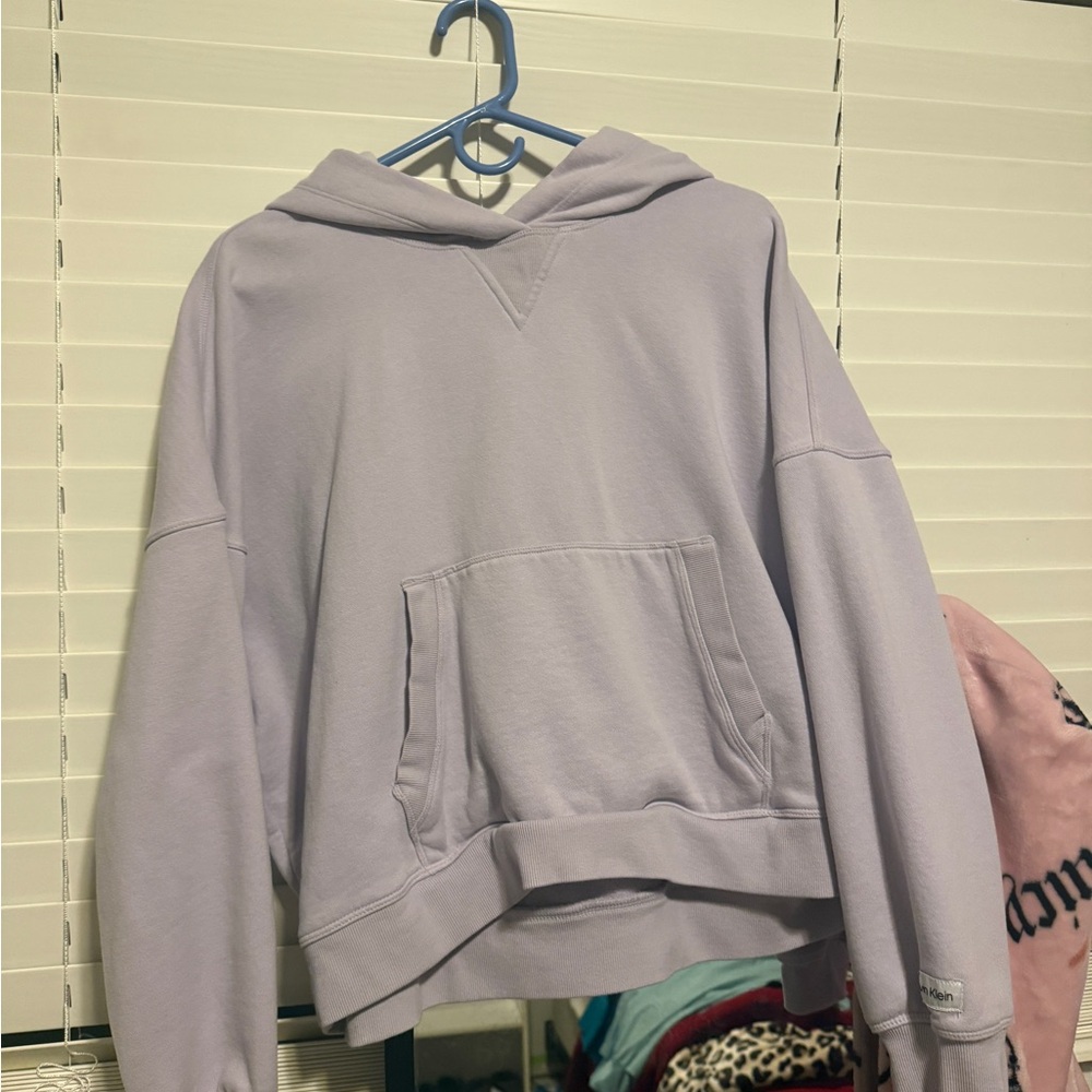 Calvin Klein Light Purple Hoodie Sweater